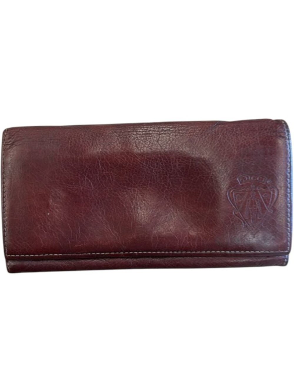 747171CR C1 Gucci Wallet Long Brown Leather
